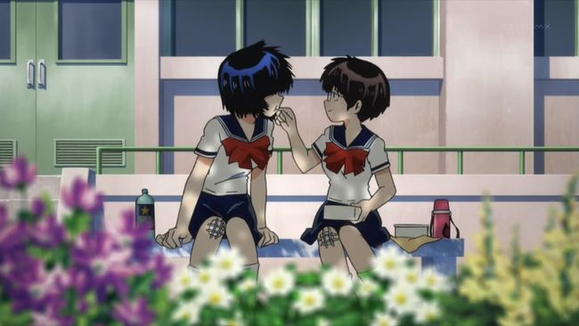 Nazo no Kanojo X 04 Oka feeds Mikoto