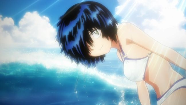 Nazo no Kanojo X 05 Mikoto in White Bikini