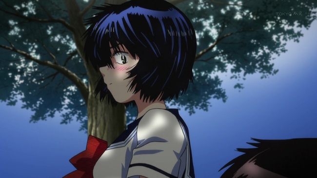 Nazo no Kanojo X 06 Mikoto Blushing
