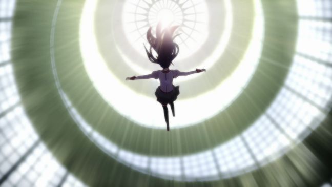 Bakemonogatari 01 Hitagi Falls