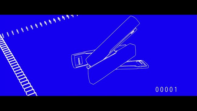 Bakemonogatari 01 OP Blue Staplers