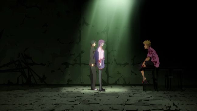 Bakemonogatari 01 Koyomi behind Hitagi