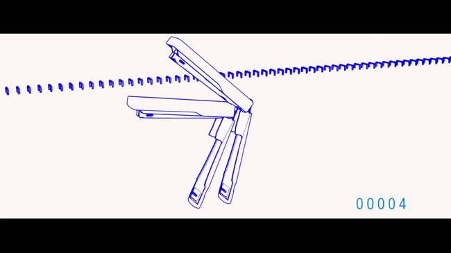 Bakemonogatari 02 OP Staplers