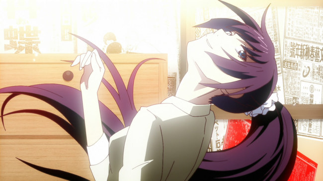 Bakemonogatari 02 Shaft Tilt at Home