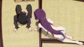Bakemonogatari 02 Hitagi Crawls to Koyomi