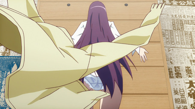 Bakemonogatari 02 Hitagi Throws Shirt